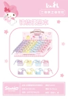 Sanrio Family Series DIY handmade Children's Day Gift Creative Mirror Comb notepad Specification image